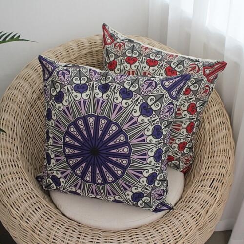 샤이닝홈 러프 소파 쿠션 에스닉패턴 45x45