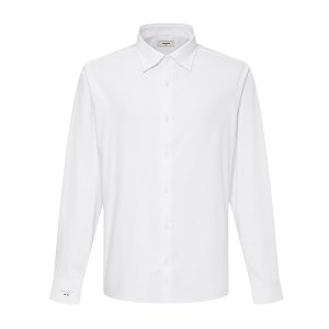 레노마 슬림핏 모달 스판 피치 솔리드 화이트셔츠 RPFSL1104-WH