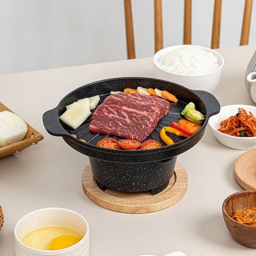에코라믹 서빙 미니화로 불판 세트
