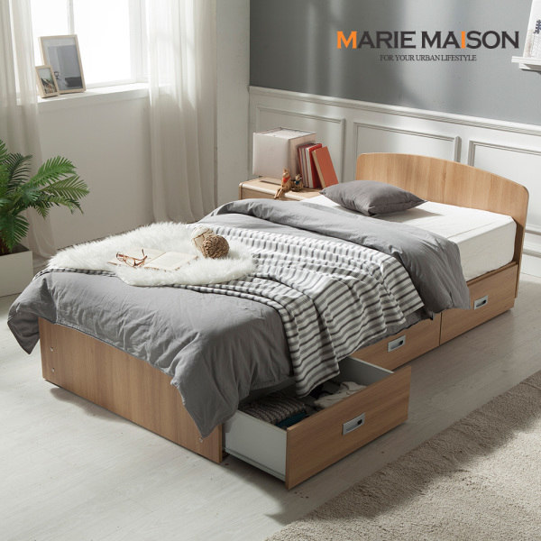 어반하우스 마리메종 로이400 서랍형 침대 S (매트별도)_이미지