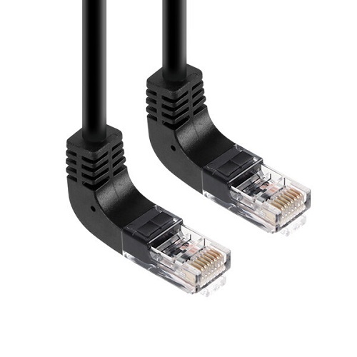 강원전자 KW CAT.6 UTP 위쪽 꺾임 랜케이블 (KW615UN, 15m)_이미지