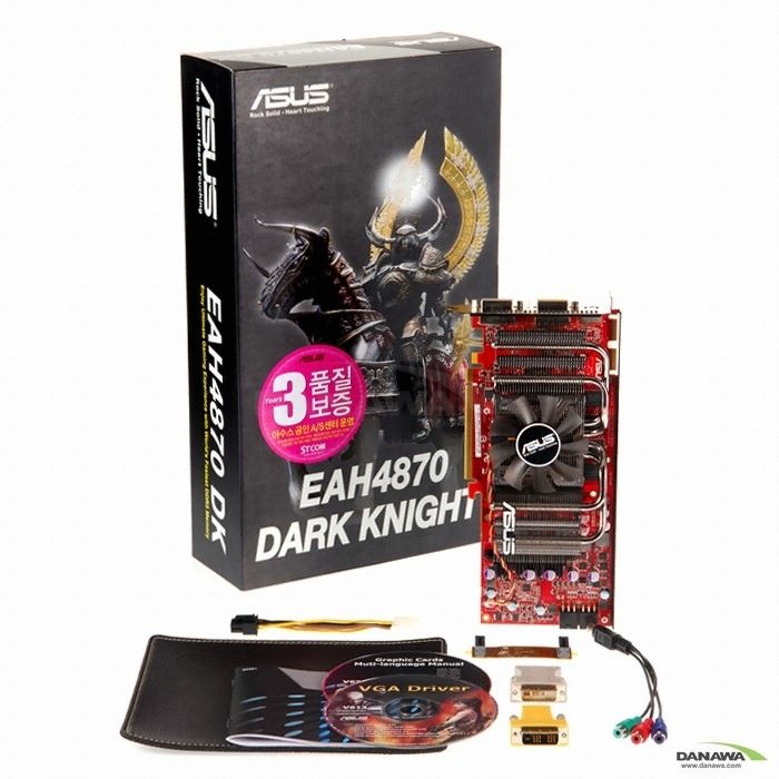ASUS �󵥿� HD 4870 EAH4870 DARK KNIGHT 512MB