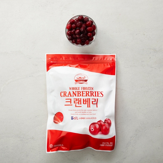 이룸푸드시스템 베리필드 냉동크랜베리 1kg (1개)
