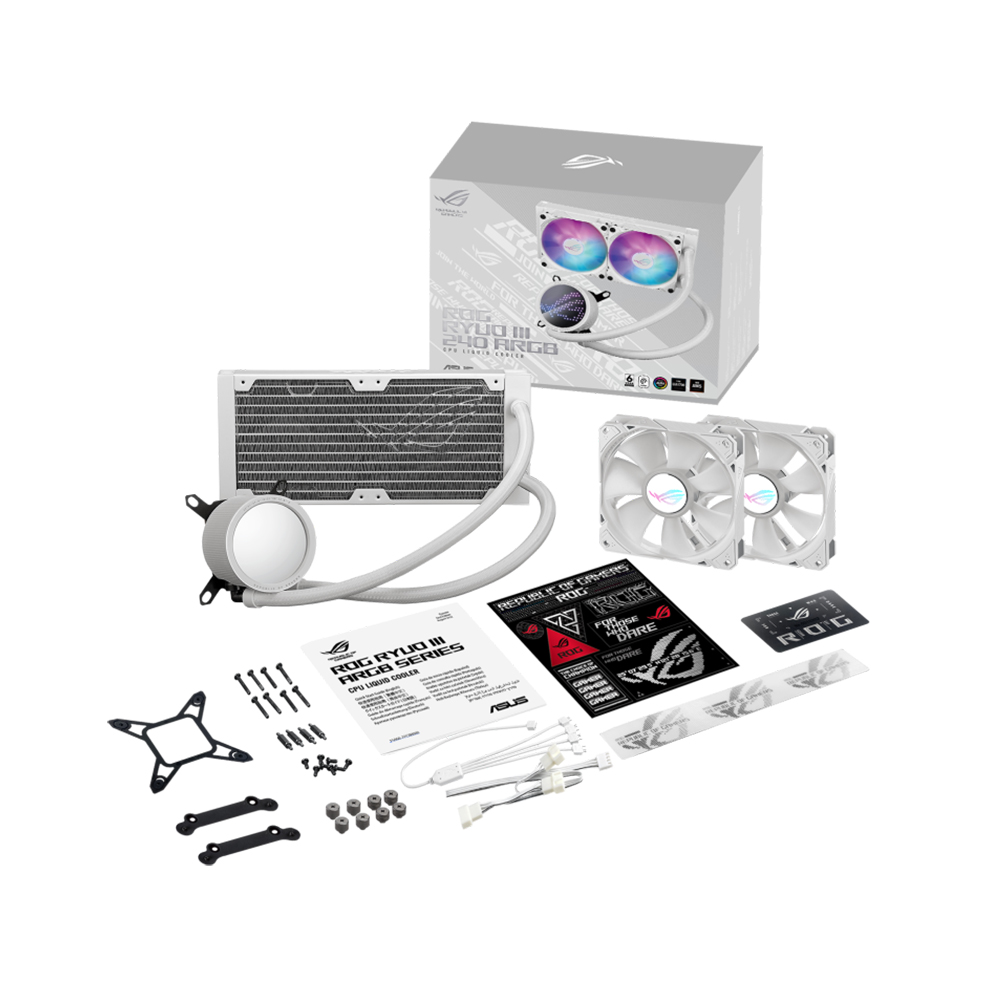 ASUS ROG RYUO III 240 ARGB WHITE EDITION_이미지