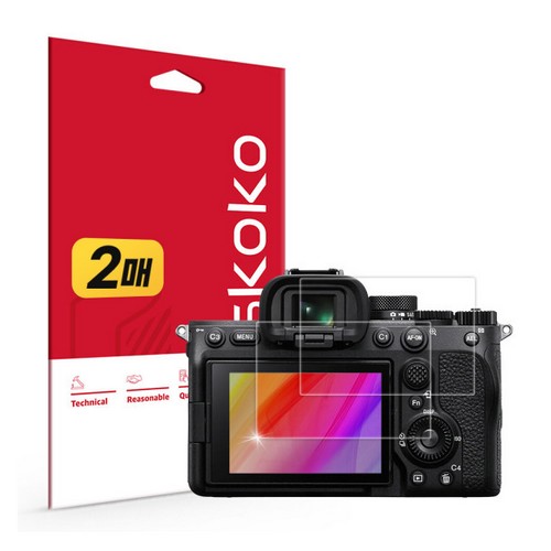 스코코 SONY A7 IV용 초고화질 트루컬러 AR 액정보호필름 (정품)_이미지