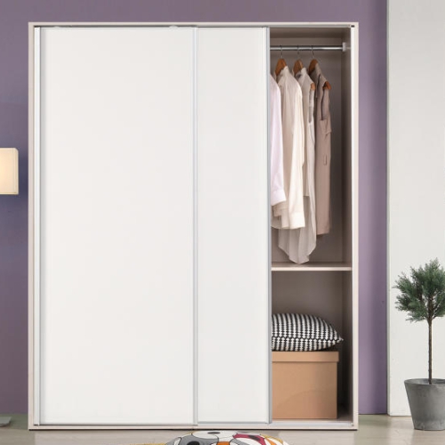 대도갤러리 키높이 무광 클래시 슬라이딩 6자 옷장세트 1620_이미지