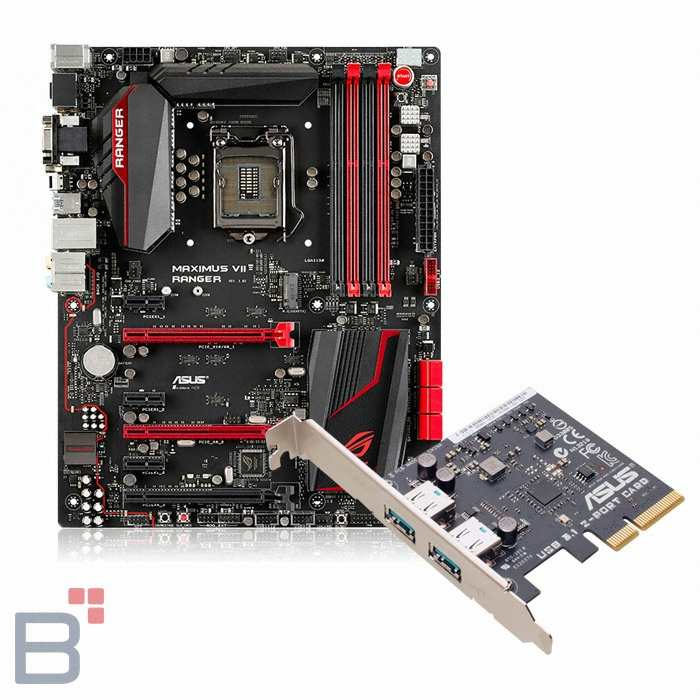 ASUS MAXIMUS VII RANGER + USB3.1 CARD STCOM_이미지