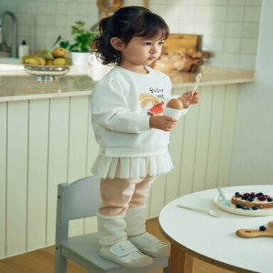 탑텐키즈 공용 유아 베이직 벨로아 워머 팬츠MKF5PT3308