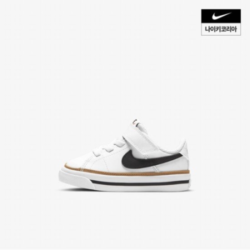  나이키키즈 Kids 토들러 키즈 코트 레거시 캐쥬얼 슈즈 운동화 흰 화이트 화이트 흰 DA5382 104 NIKE