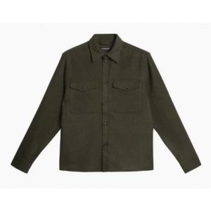 FLAT WOOL OVERSHIRT FMOS11454-M354 남성 플랫 울 오버셔