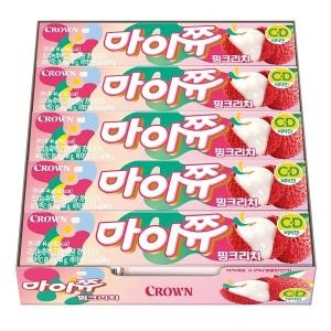 크라운제과 마이쮸 핑크리치 44g (120개)_이미지