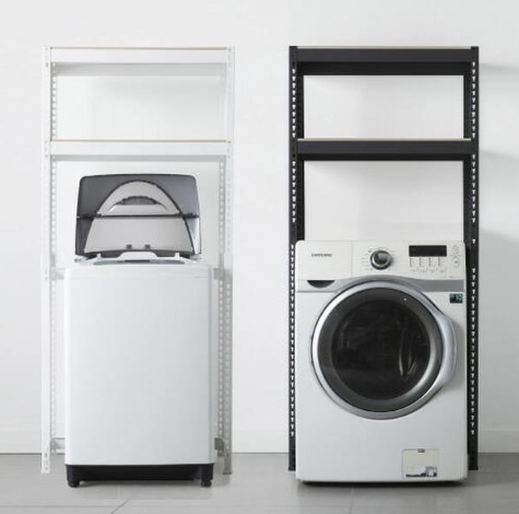 영진산업 스피드랙 세탁기선반 2단 1000x600 (210cm(높이))