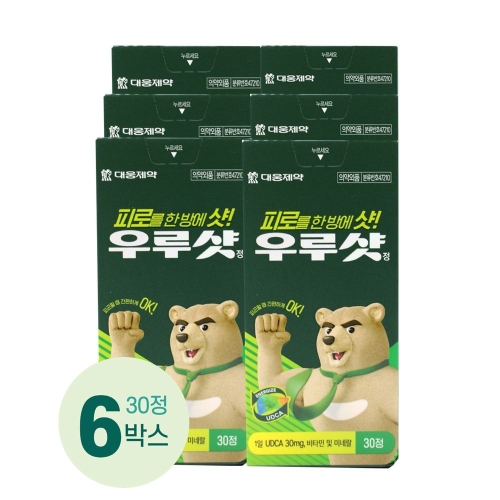 대웅제약 우루샷 30mg 30정 (6개)_이미지
