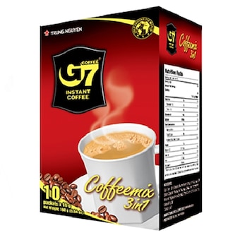 쭝웬 <b>G7</b> <b>커피</b>믹스 3 in1 스틱 10개입