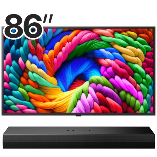 LG전자 나노셀 AI 86NA1C90AMA (벽걸이+사운드바, S20A)