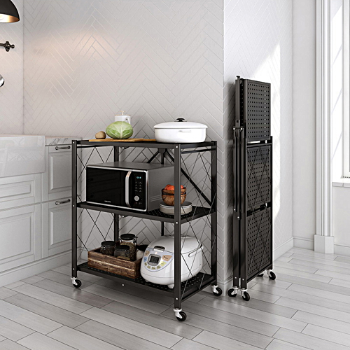 유씨엠  버니 원터치 3단 폴딩선반 (1개)