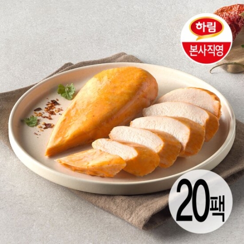 하림 수비드 닭가슴살 하바네로 100g (20개)_이미지