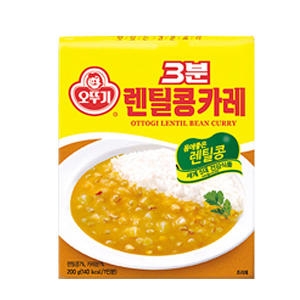 오뚜기 3분 렌틸콩 카레 200g (15개)