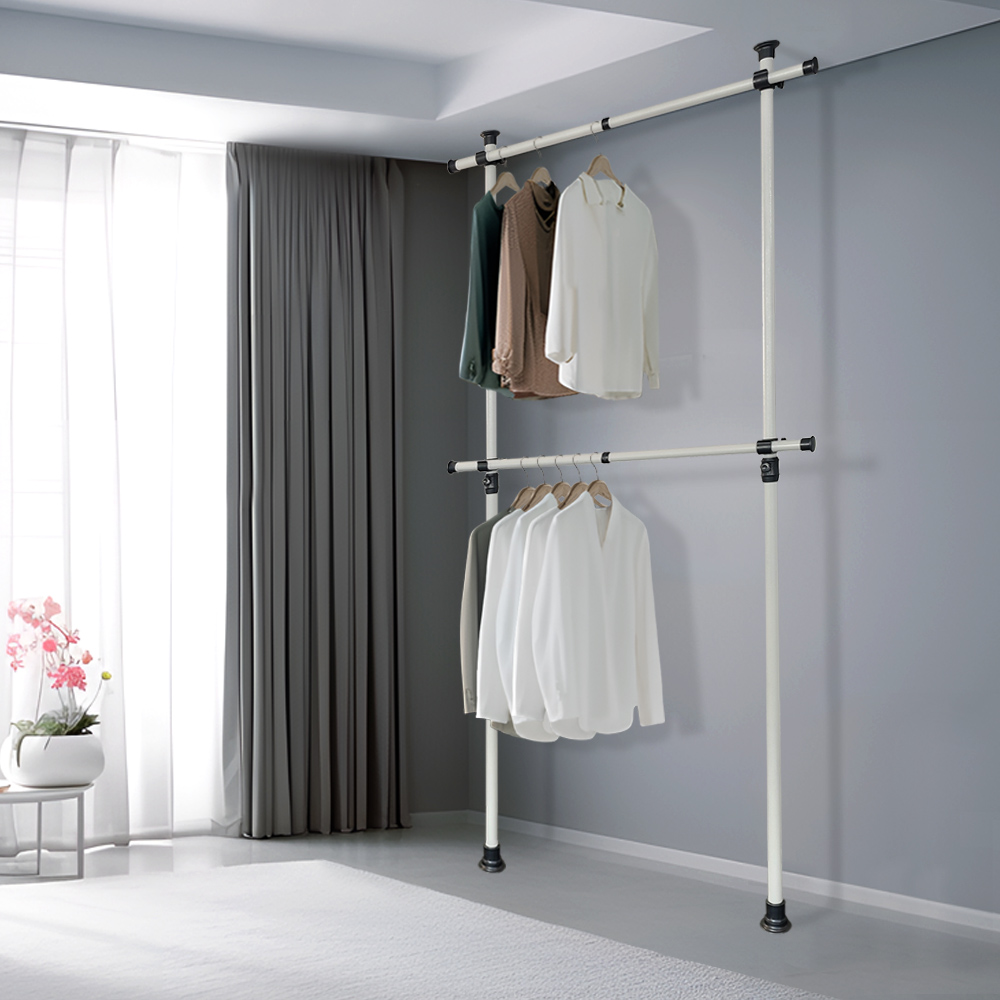 가화행거 실속 기본형 2단 옷걸이 행거이미지입니다. 누르면 해당 게시물로 새창이동합니다.