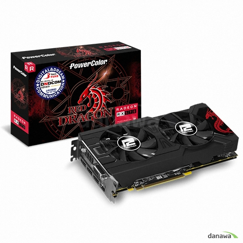 PowerColor 라데온 RX 570 레드드래곤 OC D5 8GB 백플레이트_이미지
