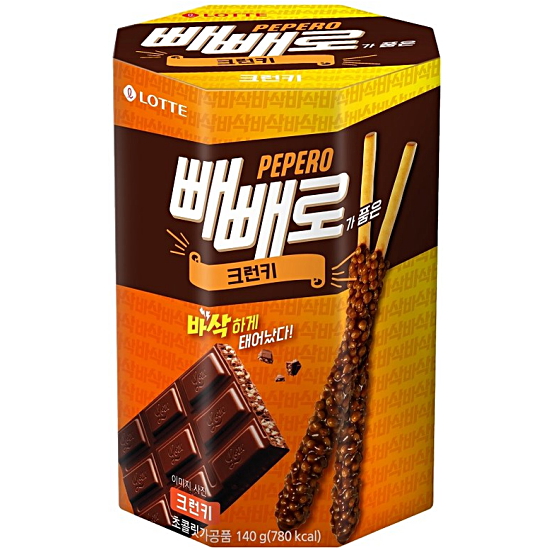 롯데제과 크런키 빼빼로 140g (9개)_이미지