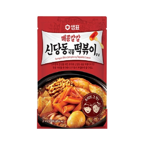 샘표식품 매콤칼칼 신당동 국물 떡볶이양념 180g (3개)_이미지