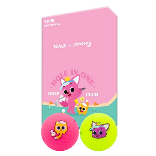 볼빅 비비드 핑크퐁 [컬러공, 6개]
