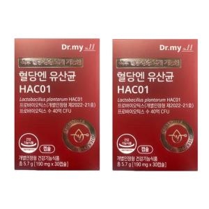 코스맥스엔비티 닥터마이올 혈당엔 유산균 HAC01 190mg 30캡슐이미지입니다. 누르면 해당 게시물로 새창이동합니다.