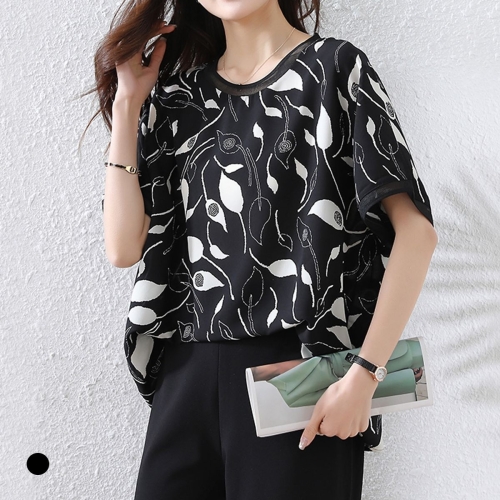 아트트릭패턴블라우스_HB5MBL014C