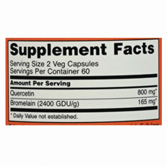 나우푸드 퀘르세틴 위드 브로멜라인 120캡슐 (2개)_이미지