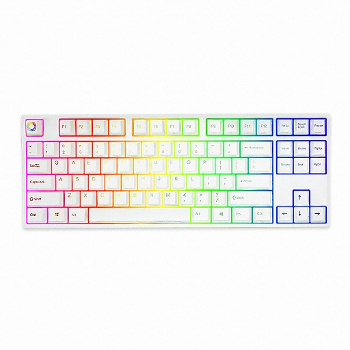 VARMILO VA87M RAINBOW 2 RGB LED PBT 염료승화 영문 (네이쳐 백축)