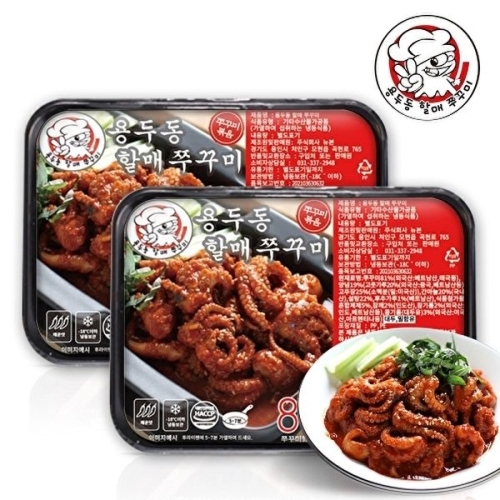 뉴본 용두동 할매 쭈꾸미 400g (2개)