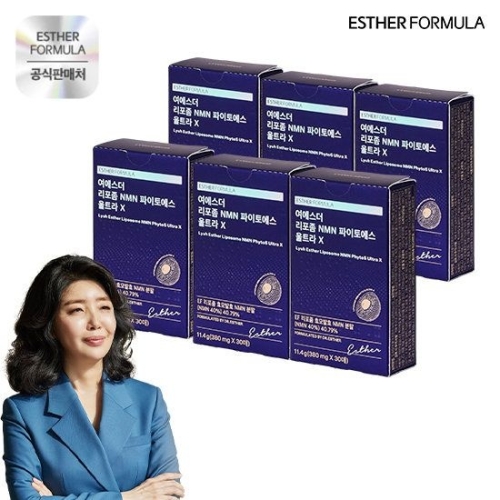 여에스더 여에스더 리포좀 NMN 파이토에스 울트라 X 30매 (6개)_이미지