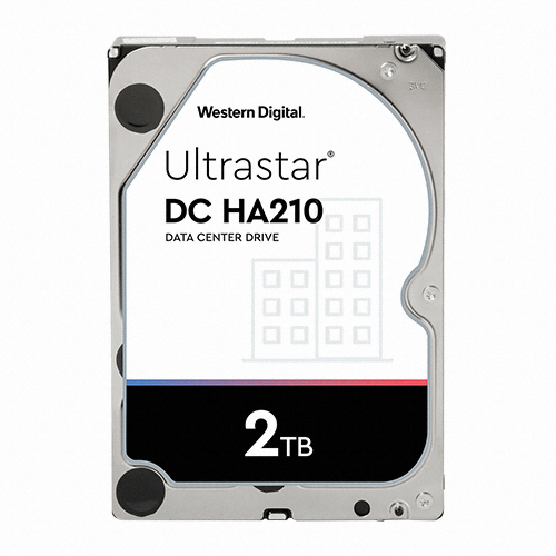 Western Digital Ultrastar DC HA210 패키지 7200/128M HUS722T2TALA604 (4x2TB)_이미지