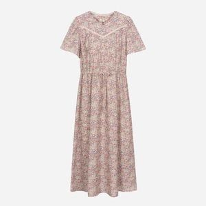 써스데이아일랜드 사선 레이스 포인트 플라워 원피스 T254MOP291W_이미지