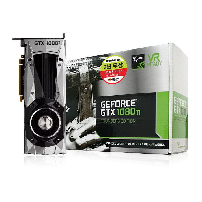 MANLI 지포스 GTX1080 Ti Founders Edition D5X 11GB_이미지