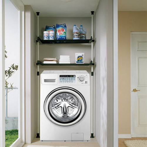 가화행거 폭조절 2단 수납 선반 행거