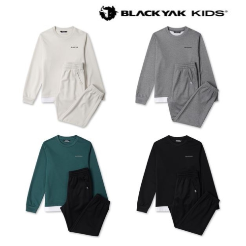 26년신상 신축성 좋은 용 기본맨투맨세트 저지맨투맨세트 1BKSESV907