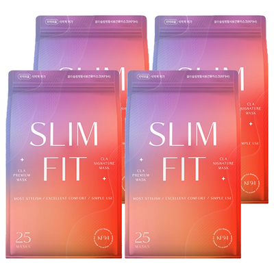 CLA 슬림핏 보건용 마스크 중형 KF94 (100매)_이미지