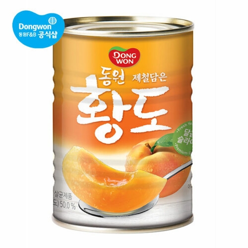 동원F&B 황도 슬라이스 400g [1개]