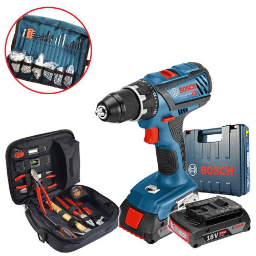 보쉬 GSR 18V-28 Pro2 패키지 (2.0Ah, 배터리 2개)_이미지