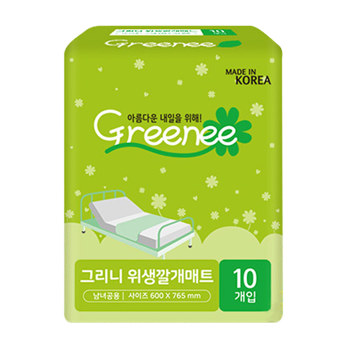 디케이코리아 그리니 위생깔개매트 10개 (10팩(100개))