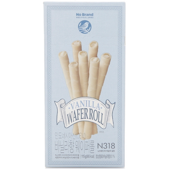 이마트 노브랜드 바닐라향 웨이퍼롤 115g (1개)_이미지