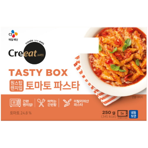 CJ제일제당 크레잇 테이스티박스 토마토 파스타 250g (2개)_이미지