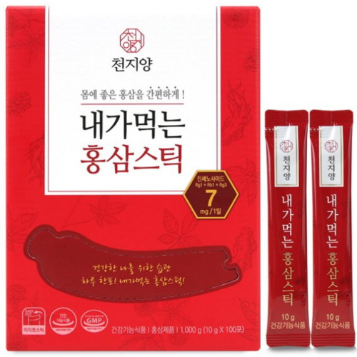 천지양 내가 먹는 홍삼스틱 10g 100포 (2개)