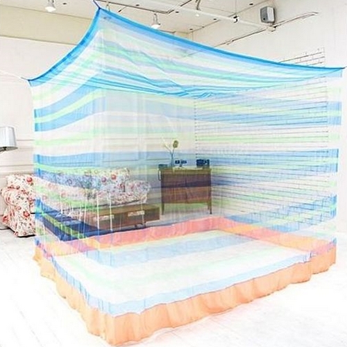 뉴테크 은하수 사각 모기장 블루버드 (7~8인용)_이미지
