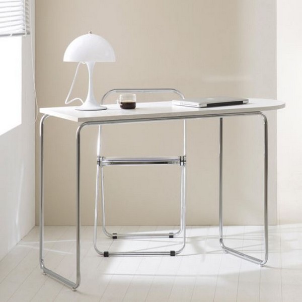 아늑 플랫 시니컬 반타원 책상