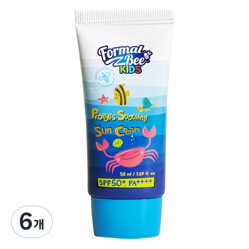 포멀비 키즈 프로폴리스 수딩 선크림 SPF50+ 50ml이미지입니다. 누르면 해당 게시물로 새창이동합니다.