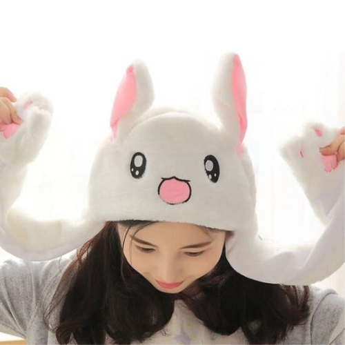 디자인 토끼 귀모자 움직이는 캐릭터 모자 귀달이 귀덮개 7219193