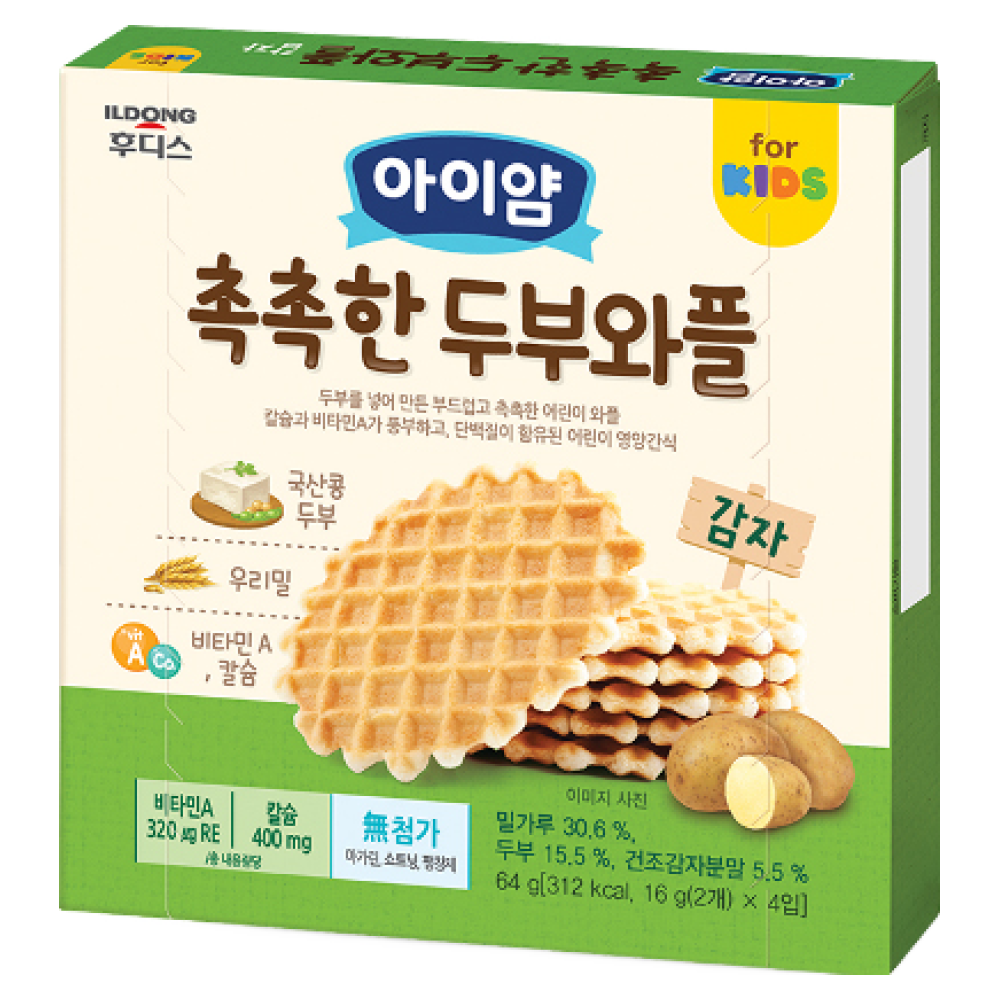 일동후디스 키요 촉촉한 두부와플 감자 64g